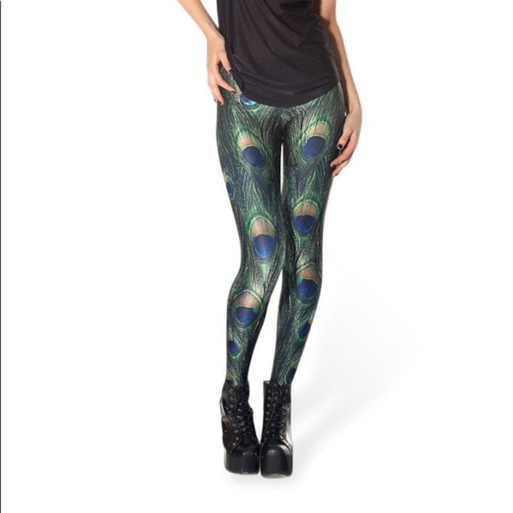 Blackmilk Peacock Leggings L